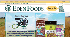 Desktop Screenshot of edenfoods.com